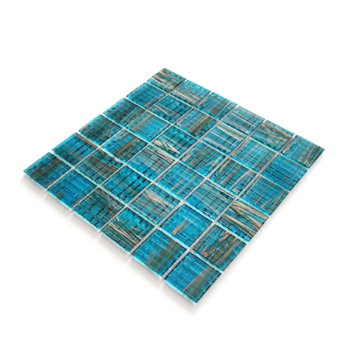 Azulejos de mosaico de vidrio para piscina.