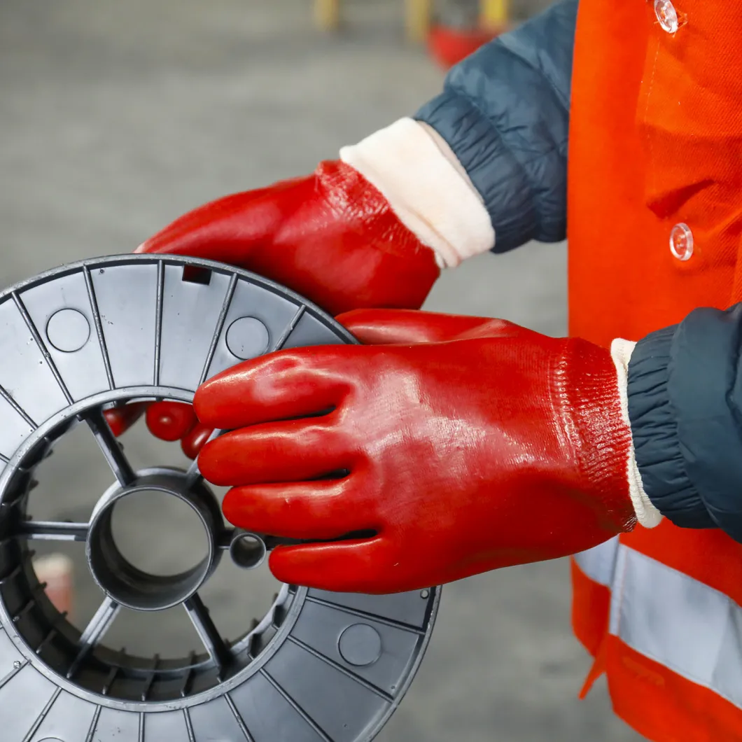 Chemical Resistant PVC Gloves with Long Sleeves