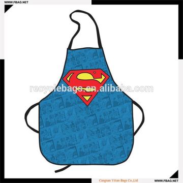 100% QC custom make 600D waterproof polyester funky apron