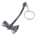 Ancient Gold Thor Hammer Bottle Opener Keychain with words