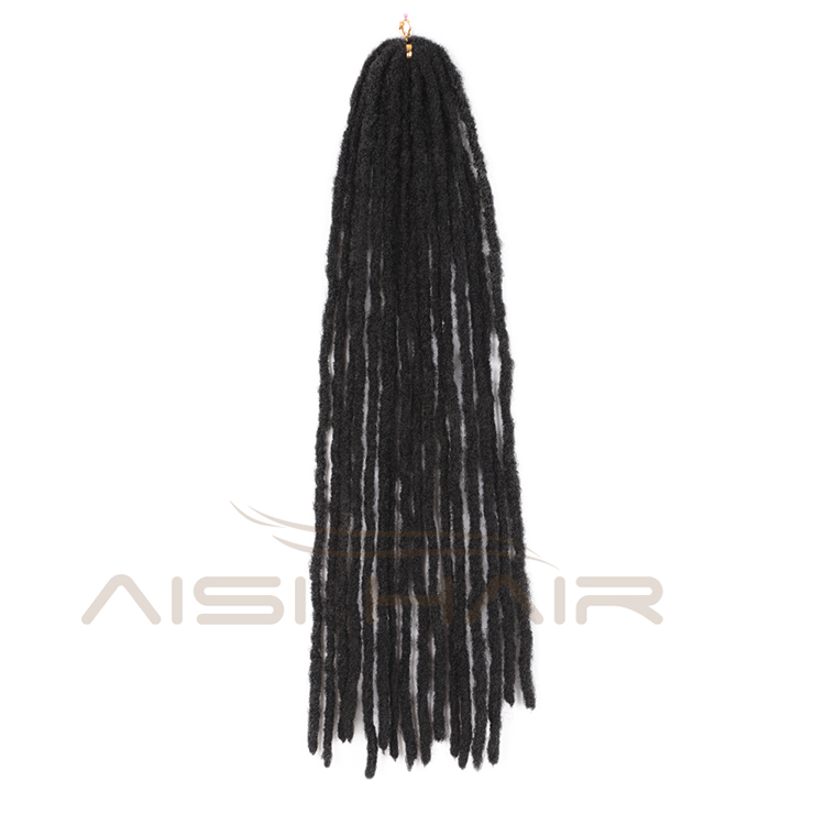 Aisi Hair Cheap Soft Goddess Faux Locs Crochet Dreadlocks Crochet Braids Hair Synthetic Braiding Hair Extension For Black Women