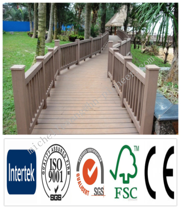 Weather resistant wood plastic composite flooring anti-UV WPC trex decking, WPC Flooring