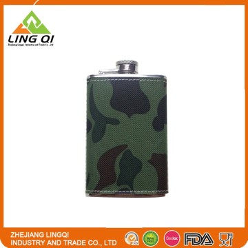 Best Price High Quality Leather Cover Hip Flask