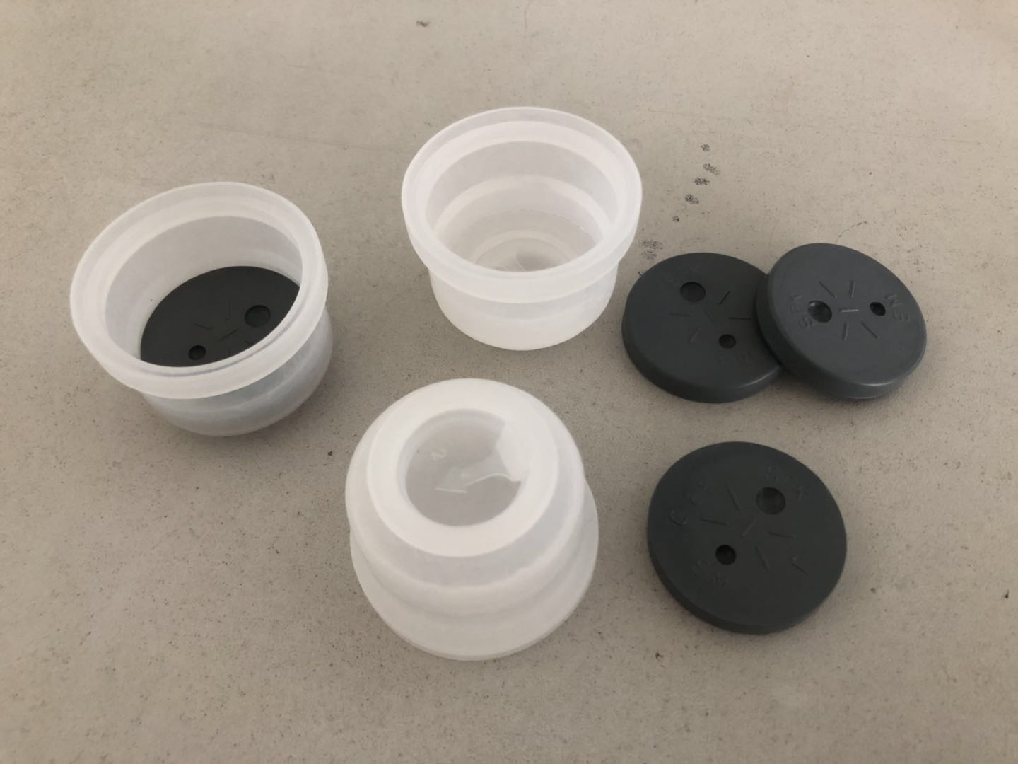 Spring closure lid cap Desiccant Dryer drier silica gel filling cardboard folding sealing assembly machine