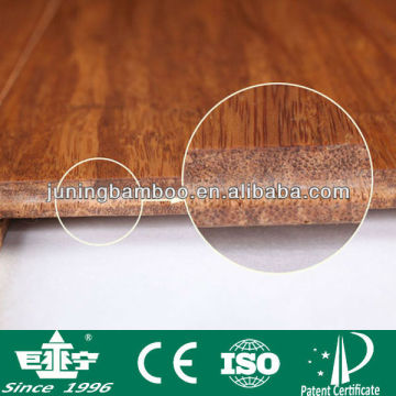 Carbonized click strand woven bamboo flooring