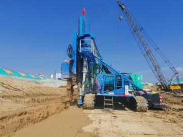 Soil improvement Underground continuous wall forming machine