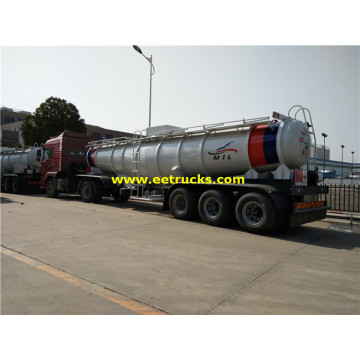 19m3 21ton Sulfuric axit phân phối xe tăng Trailers