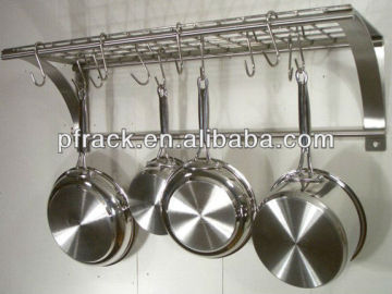 PF-PR025 Metal wire kitchen hanging pot rack