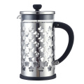 Hot Sale French Press Cafeteira e Cafetiere 350ml, 600ml, 1L Copper Effect Cafetiere French Press Coffee Hands