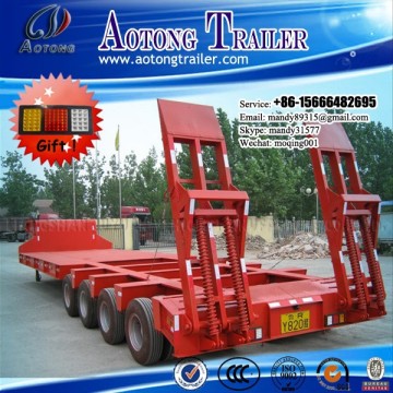 trailer frame manufacturer for heavy load construction lowboy semi trailer (8 axles), heavy duty trailer