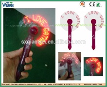 Qatar national day LED FAN/LED FAN with pen / i love qatar led fan