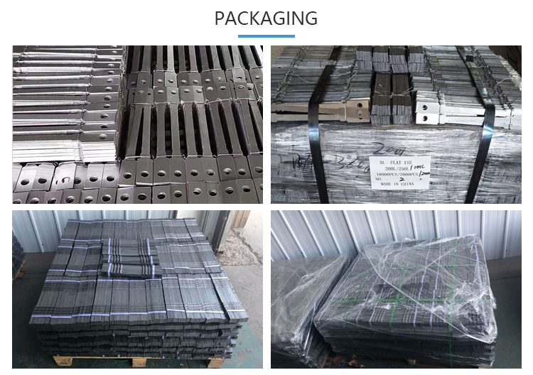 Aluminum Formwork Construction Accessories Flat tie for Concrete building