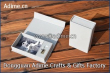 Wedding Linen USB Stick Flash Drive Box with Photo Packaging Case
