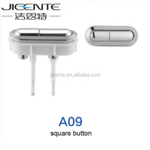 Chrome Dual Flush Toilet Cistern Push Button