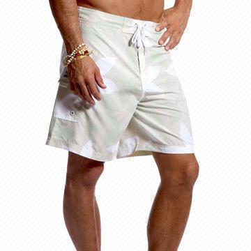 Shorts Holiday masculino, confortável para desgastar, apropriado para piscinas e praia, leve