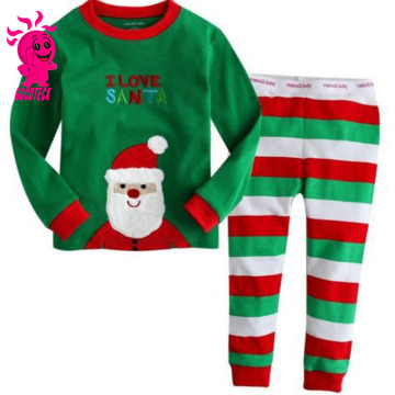 Christmas Santa Reindeer Baby Girls Boys Pajamas Nightwear Suit Outfits Set