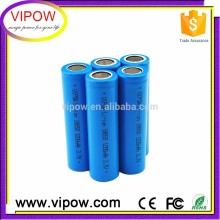 Factory price battery! VIPOW 18650 lithium battery for flashlight