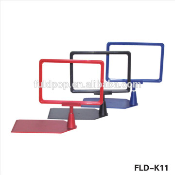 Display frame sign holder for showing discount information,sign holder