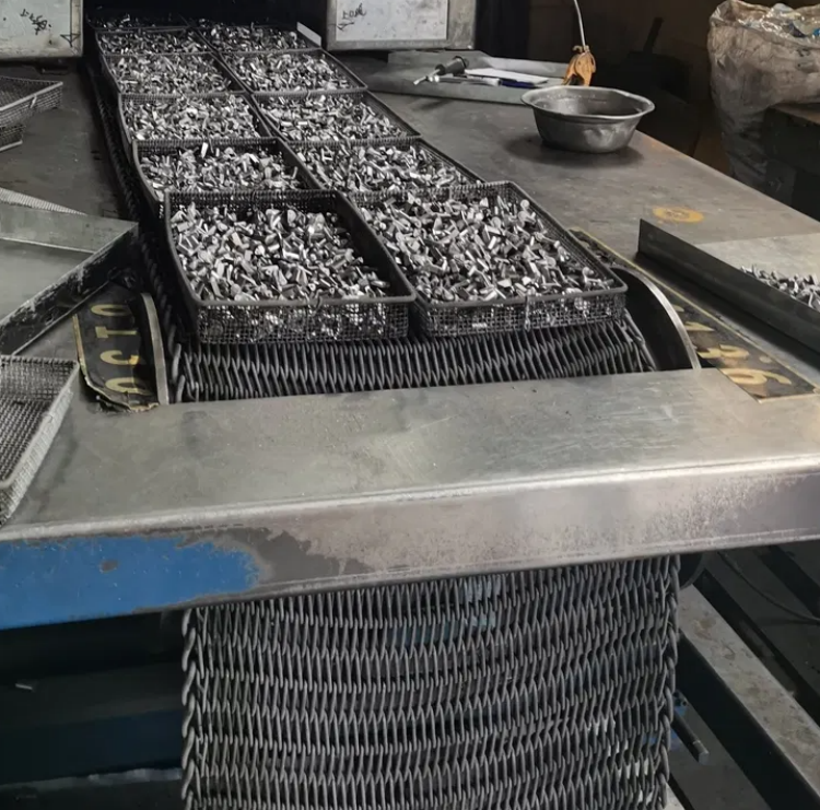 Cintura in rete di materiale in acciaio inossidabile