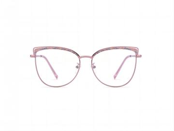 Women's Cat Eye Blue Light Glasses Pink