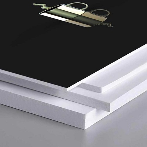 Feuille de carton mousse PVC noir