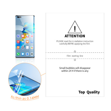 Feuille de protection d&#39;écran HD Hydrogel pour téléphone mobile