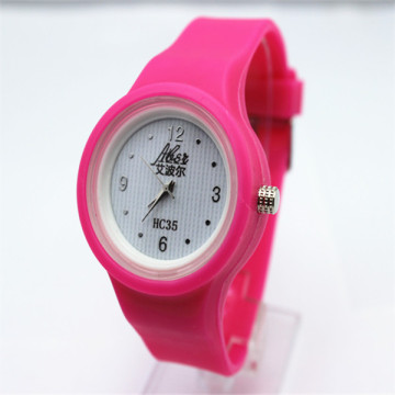 Good quality silicon colorful watch,famous brand watches