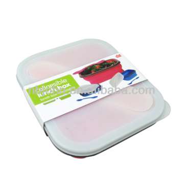 COLLAPSIBLE SILICONE LUNCH BOX