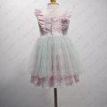 100% cotton fabric one year baby party dress