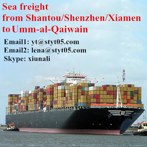 Sea freight charges from Shantou to Umm-al-Qaiwain