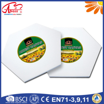 factory hexagon stretched canvas for painting