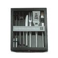 9pcs BBQ tool set with color box packing