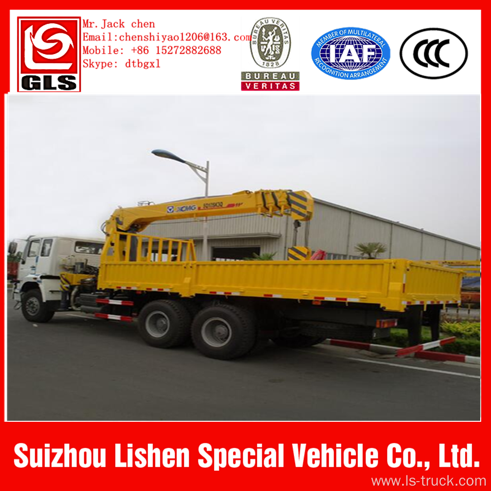 telescopic boom truck mounted crane