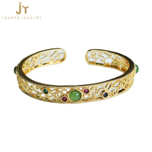 Wholesale Luxury Precious Stone, Gemstone, Jasper, Hetian Jade Bangles - Hollow Out Designs