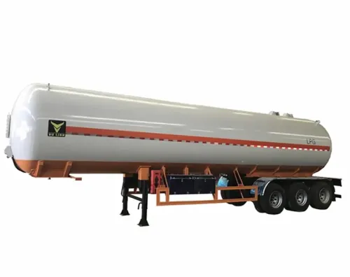 3 Axles 56000L LPG Gas Tank Tanker Semi Truck Trailer