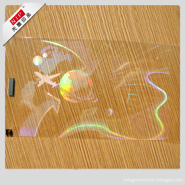 Hologram sticker film Hologram sticker film