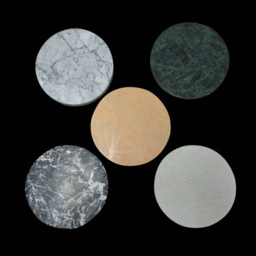 Round Marble Cup Mats Table Mats