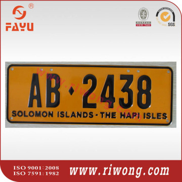 vehicle number plates for Solomon, Honduras number plates, number plates for bid