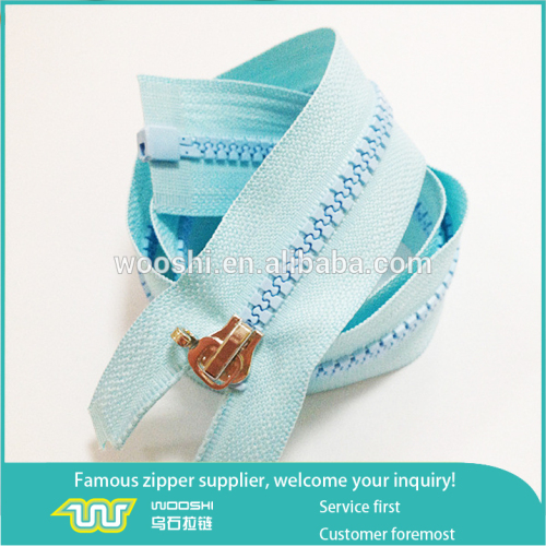 No.5 good price hot sale from manufacturer double open end plastic zipper