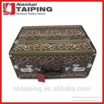 Leopard Pattern Business Bag Briefcase For Man Fingerprint Lock Briefcase