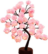 LED Rose Bonsai Tree String Lights for Home & Holidays