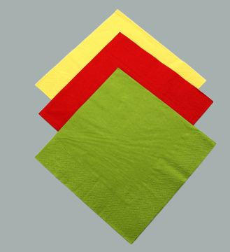 Color Paper Napkin Customized logo Printed Color Napkin