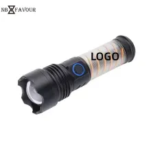 Outdoor Small Portable Bamboo LED Hanging Camping Lamp