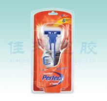 Safety Hotel Disposable Plastic Shaving Razors With Double Blade