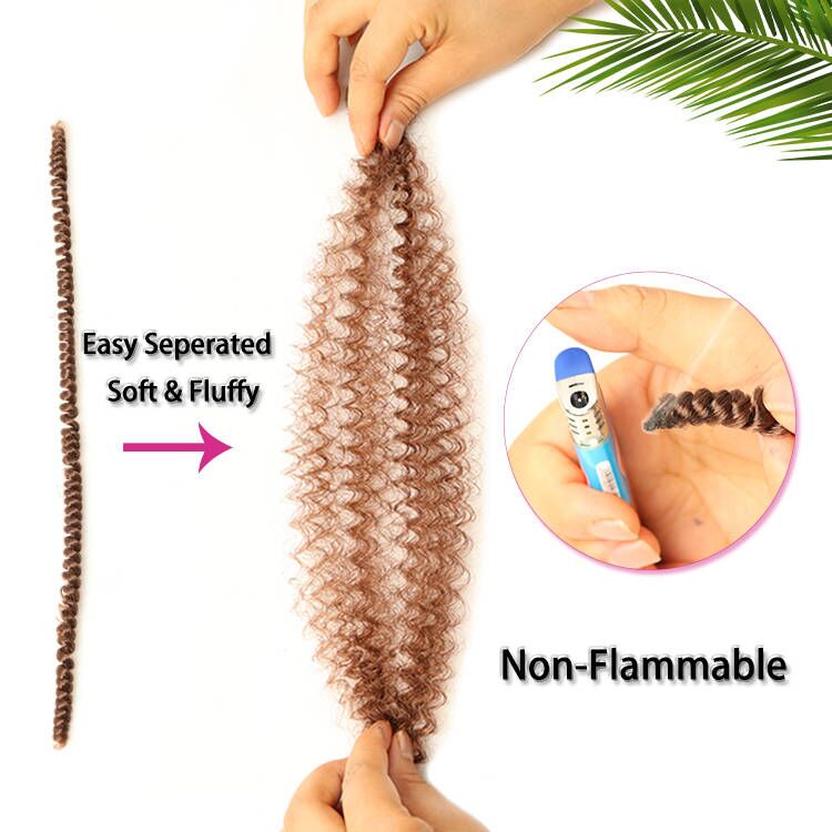 Julianna Burgndy Pre Looped Ombre Synthetic Micro Orange Curl Colored 18 8 12 Inches Braiding Crochet Spring Twist Hair