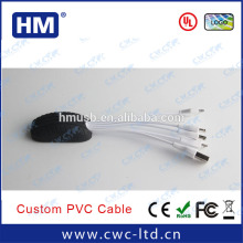 Private mould usb cable 5 in 1 pvc cable
