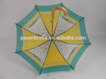 Umbrella spare parts walking stick umbrella printed umbrella