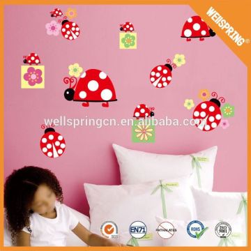 Kawai cartoon Beetles new design wall sticker b...