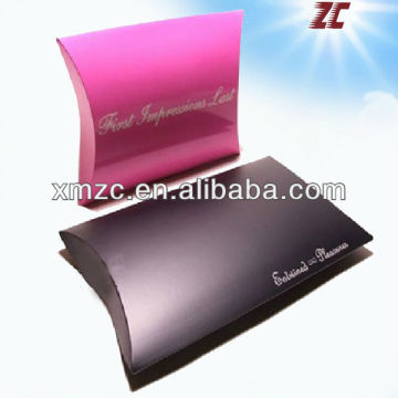 Wholesale Folding Paper Pillow Box, Foldable Paper Pillow Box
