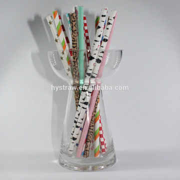 decorative items wholesale colored drinking paper straws